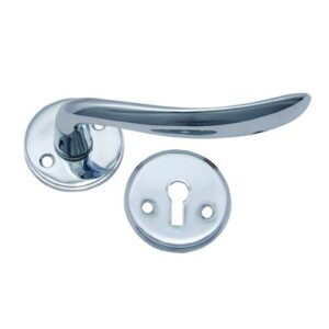 Brass Lever Latch Handles with Rose [PY]