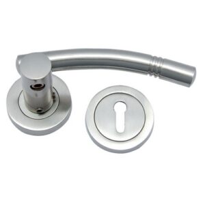 Brass Lever Latch Handles with Rose [QD]