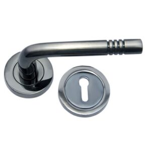 Brass Lever Latch Handles with Rose [QX]