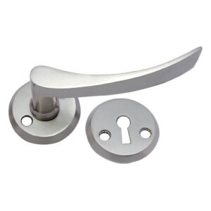 Brass Lever Latch Handles with Rose [SB]